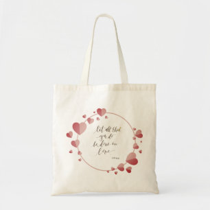 Wreater Flowers Greenery Floral Religious Gift Art Tote Bag