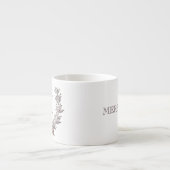  Wreater Gepersonaliseerd Monogram Initiaal Espresso Kop (Voorkant)