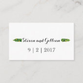 Wreater Leaf RSVP-kaarten/Datumherinneringskaarten Informatiekaartje (Achterkant)
