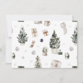 Wreater Monogram Rustic 5 Foto Merry Kerstmis (Achterkant)