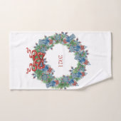 Wreath 2021 met kerst Ginger Jar  Bad Handdoek (Handdoek)