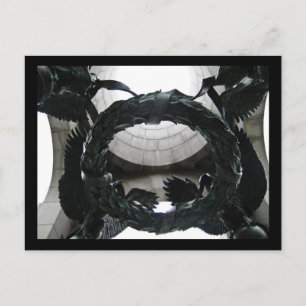 Wreath at the WWII Memorial, Washington D.C. Briefkaart