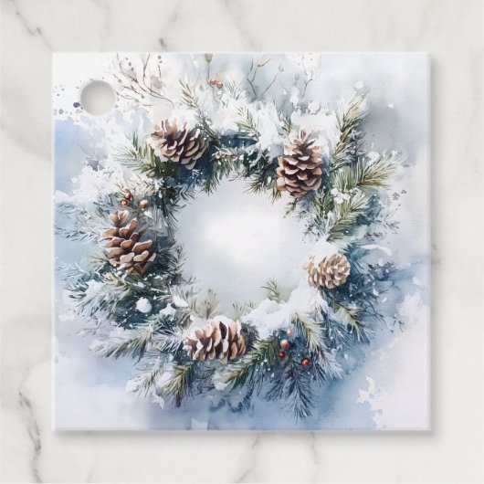 Wreath Bedankjes Labels (Voorkant)