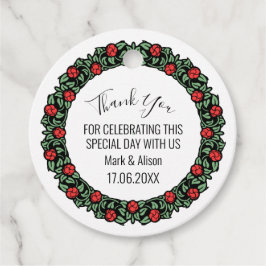 Wreath Bedankjes Labels