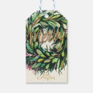 Wreath Cadeaulabel