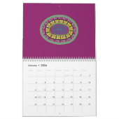 Wreath Circles calendar Kalender (Jan 2026)