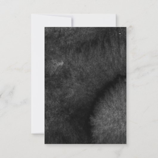 Wreath d'automne | Mariage moderne RSVP (Dos)