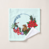 Wreath de la souris de Noël (Gant de toilette)