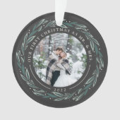 Wreath d'hiver | Premier Noël marié (devant)