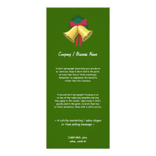 Wreath en Bells Reclamekaart