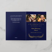 Wreath Gold de la Marine célébrant le programme fu (Mise à l'extérieur)