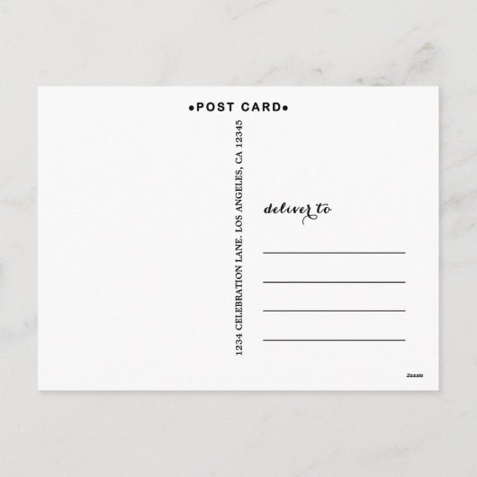 WREATH HIVER | JOY | CARTE POSTALE DE VACANCES ÉLÉ (Dos)