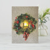Wreath  holiday card feestdagenkaart (Staand voorkant)