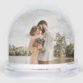 Wreath & Merry Christmas Multi-Photo Snow Globe Sneeuwbol (Achterkant)