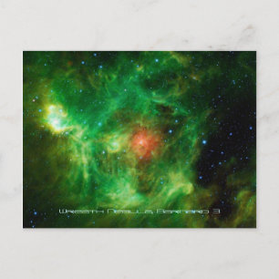 Wreath Nebula, Barnard 3, Melkweg Briefkaart