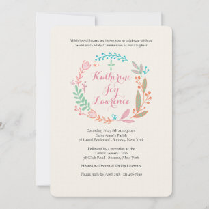 Wreath of Joy Invitation