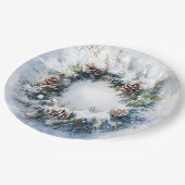 Wreath Papieren Bordje (Gekanteld)