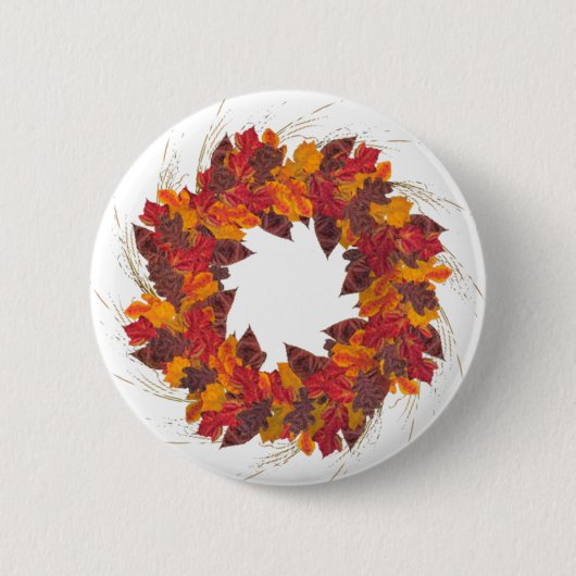 Wreath Ronde Button 5,7 Cm (Voorkant)