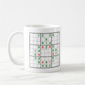 Wreath Sudoku met downloadbare puzzle Mok (Links)