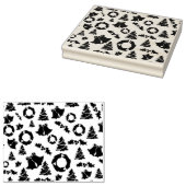 Wreaths zegel voor kerstbomen 	rubberstempel (Gestempeld)