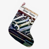 Wreches in de machinewinkel grote kerstsok (Voorkant (Hangend))