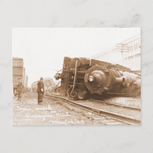 Wreck 1929 briefkaart (Voorkant)