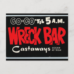 WRECK BAR DE CASTAWAYS MIAMI BEACH BRIEFKAARTEN