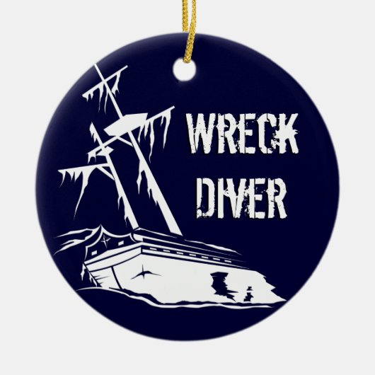 Wreck Diver Ornament (Voorkant)