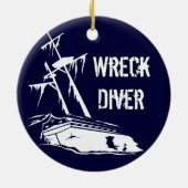 Wreck Diver Ornament (Achterkant)