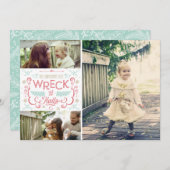 Wreck the Halls - Grappige familie kerst Kaarten (Voorkant / Achterkant)