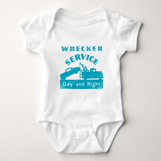Wrecker Service Baby Creeper Romper (Voorkant)