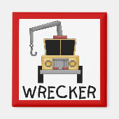 Wrecker Tshirts en cadeautjes Magneet (Voorkant)