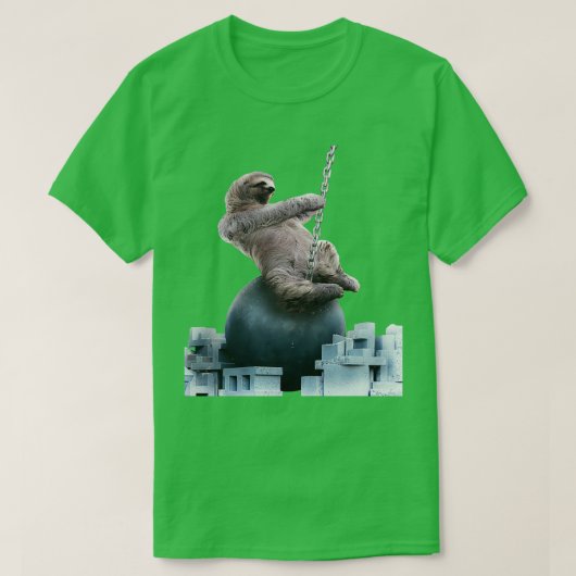 Wrecking Ball-sleuf T-shirt (Design voorkant)