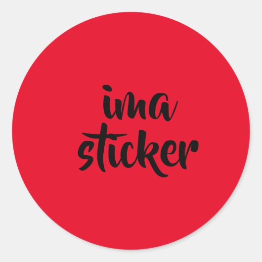 wregwergfe ronde sticker (Voorkant)