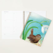 Wren Bird chante à l'aube Au printemps (Devant avec enveloppe)