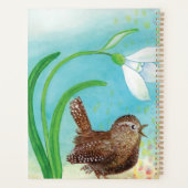 Wren Bird chante à l'aube Au printemps (Dos)