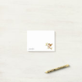 Wren Bird Post-it® notes (Op bureau)