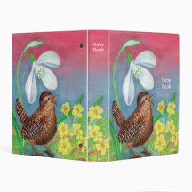 Wren Bird & Spring Baby Book