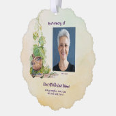  Wren Bird Vineyard Memorial Keepsake Ornament Kaart (Links)