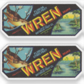 Wren Brand Florida Citrus Fruit Label (Voorkant)