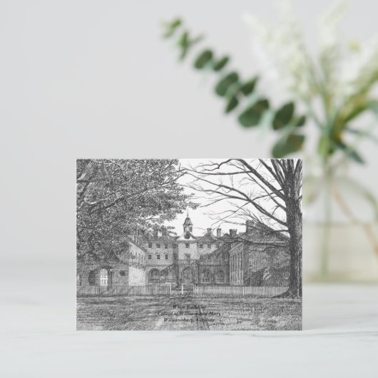 Wren Building Briefkaart (Staand voorkant)