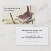 Wren  visitekaartje (Voorkant / Achterkant)