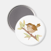 Wren Vogel Magneten (Voorkant / Achterkant)