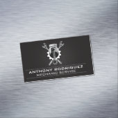 Wrenches Gear en Piston | Auto-mechanisch Magnetisch Visitekaartje (Voorbeeld)