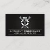 Wrenches Gear en Piston | Auto-mechanisch Visitekaartje (Voorkant)