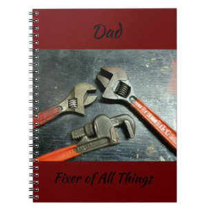 Wrenches Handyman Fixer van alle dingen Notitieboek