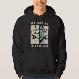 Wrenching is mijn therapie: voor automonteurs hoodie