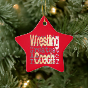 WrestCoach Extraordinaire Keramisch Ornament