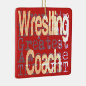 WrestCoach Extraordinaire Keramisch Ornament (Rechts)