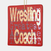 WrestCoach Extraordinaire Keramisch Ornament (Links)